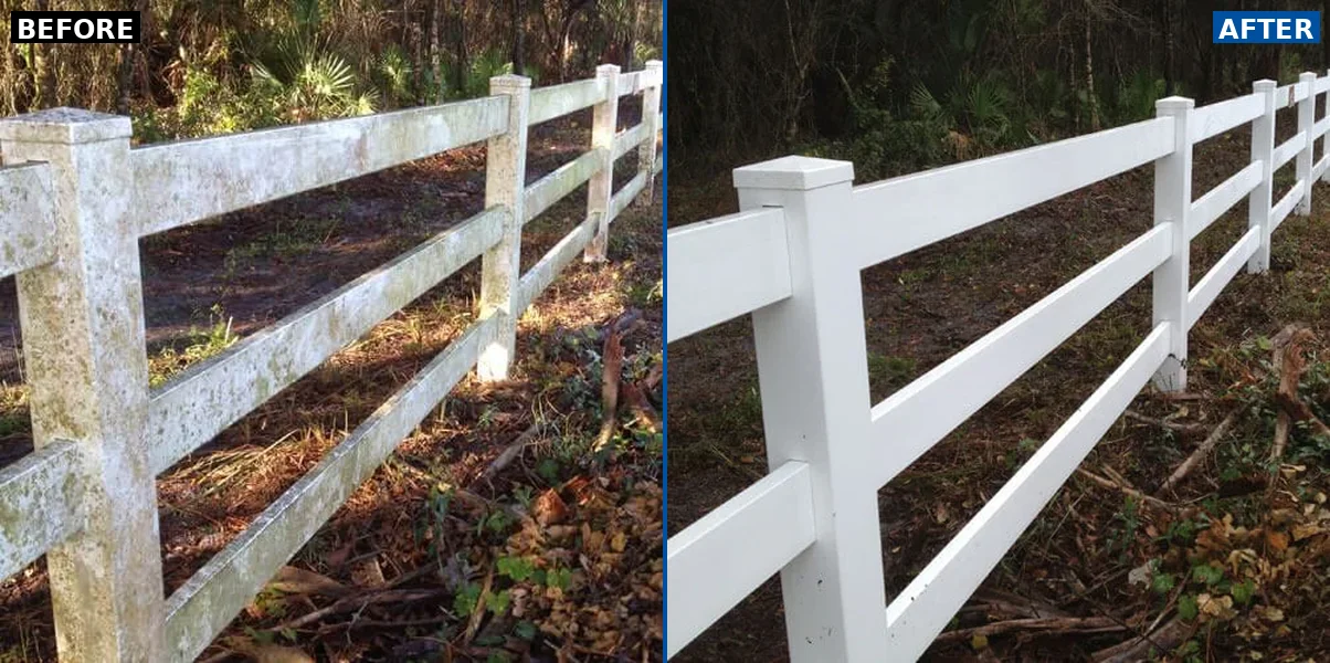 Fence Restoration by BlueLine Services