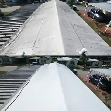 Mobile Home Soft Wash by BlueLine Services